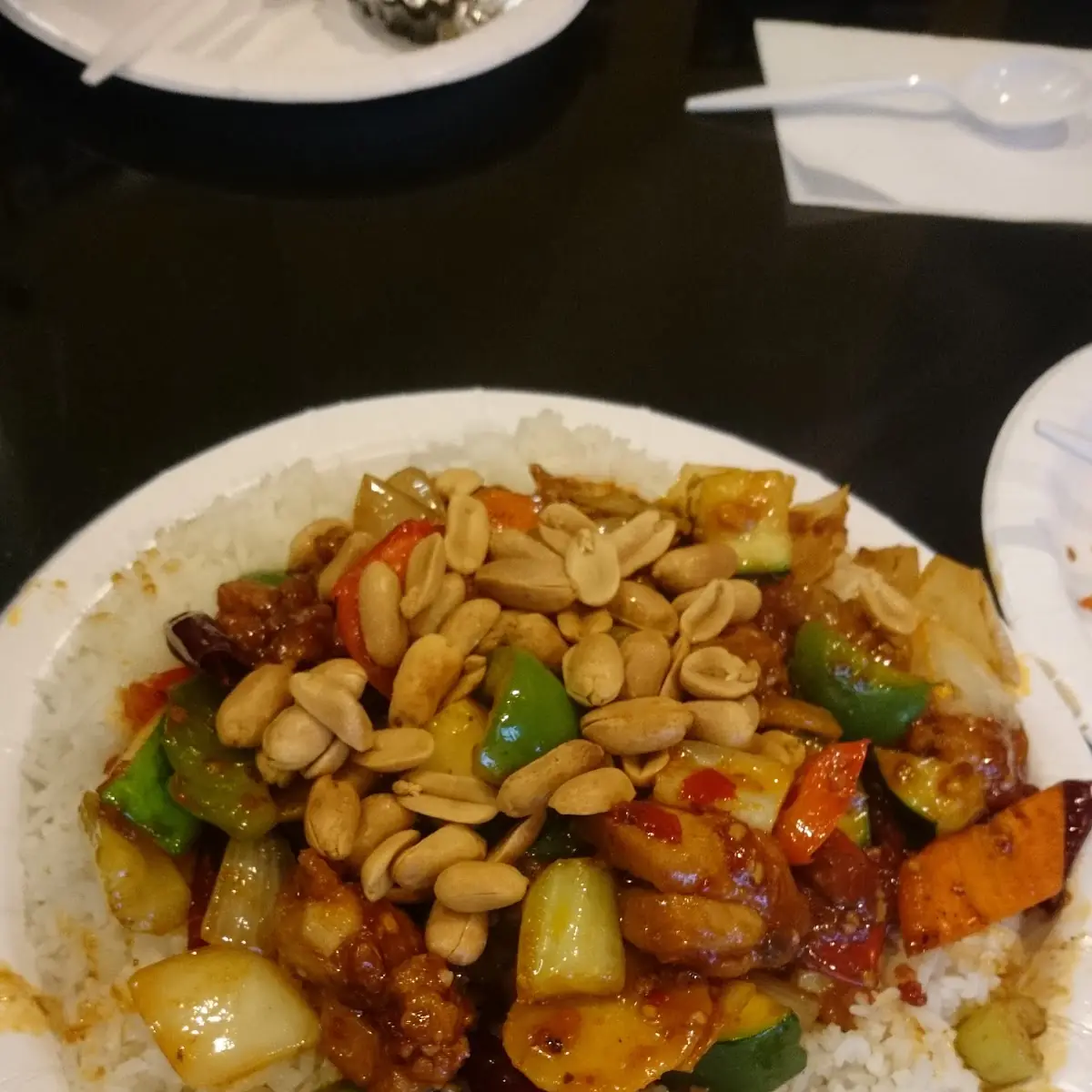 Kung Pao Chicken over Rice