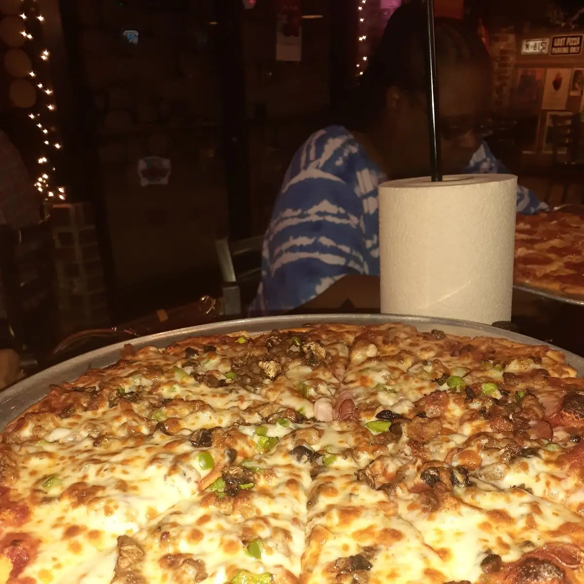 Half Cheese Half Sausage Pizza