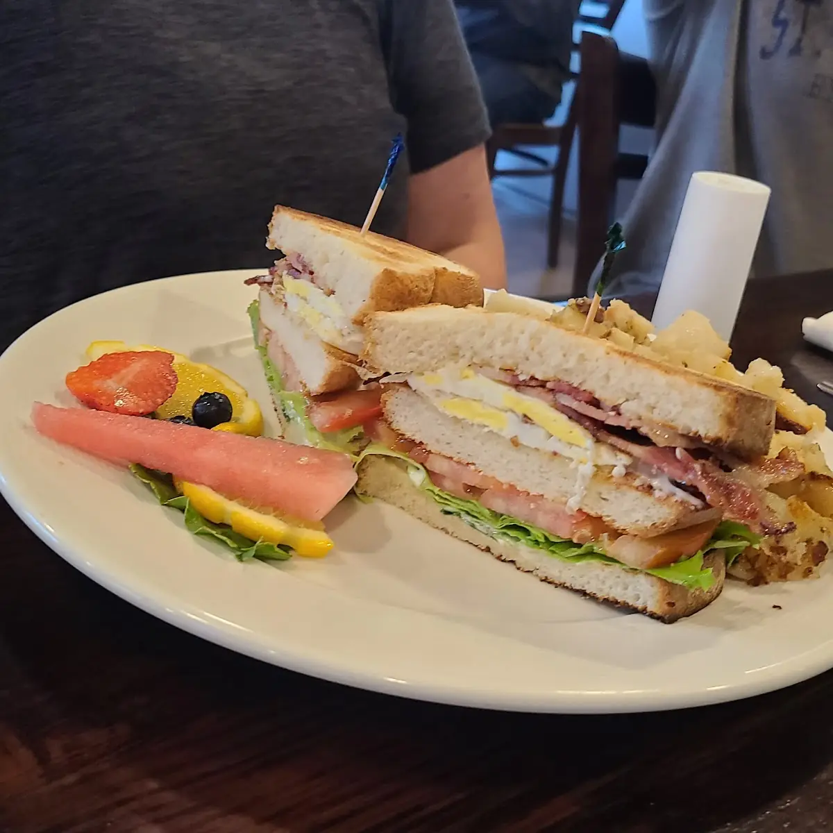 Clubhouse Sandwich, SeaBreeze Restaurant & Patio