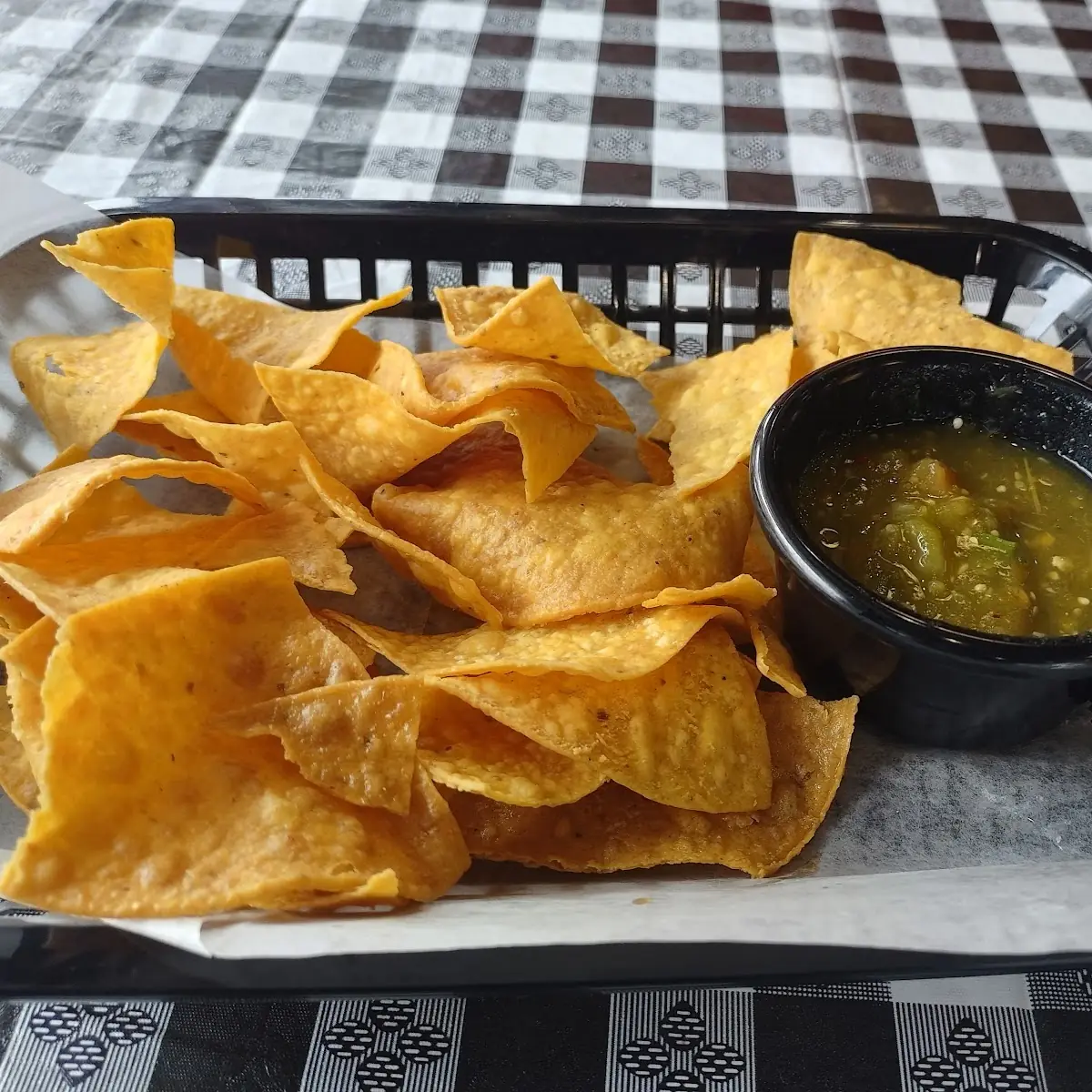 Chips and Salsa Verde