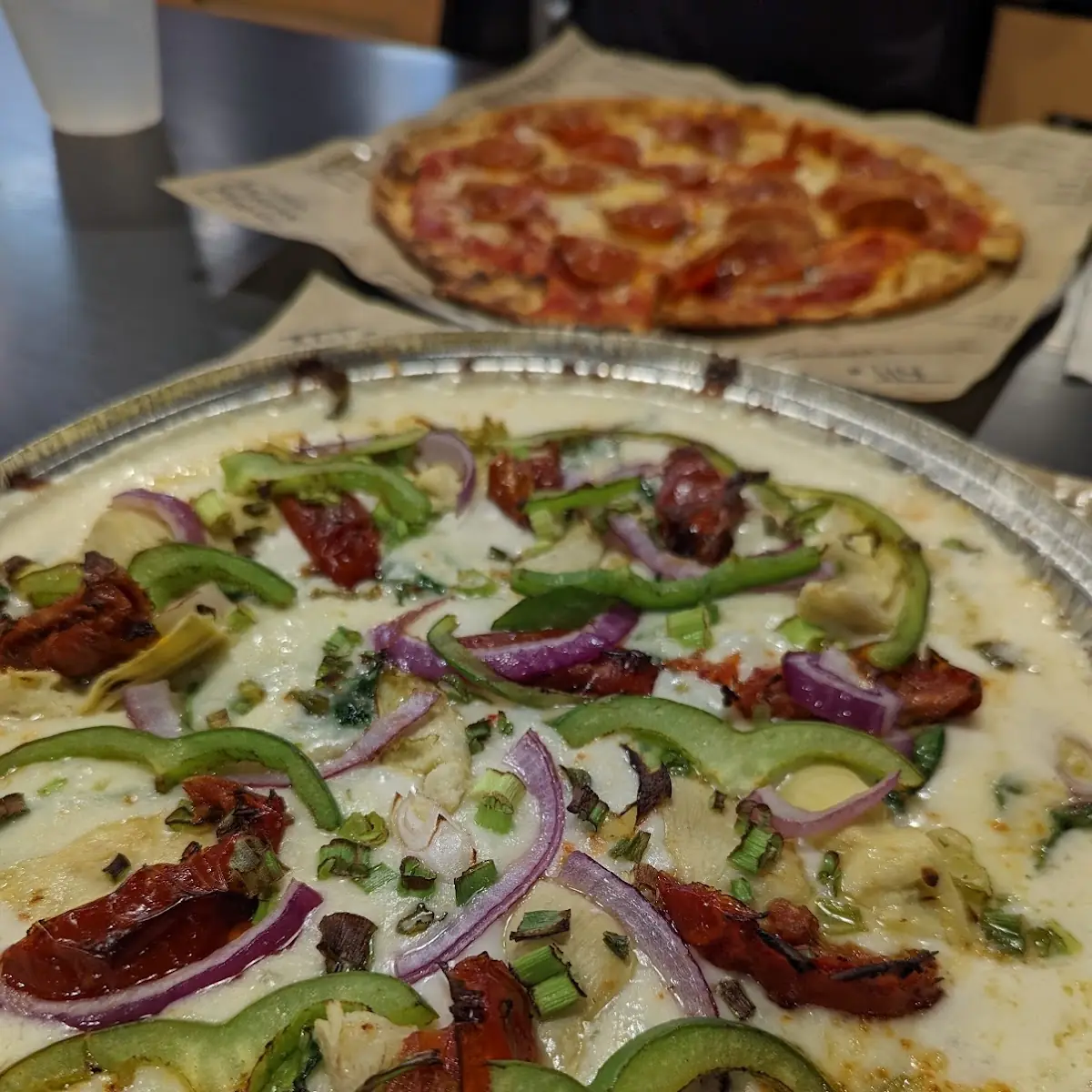 No Dough Veggie Pizza