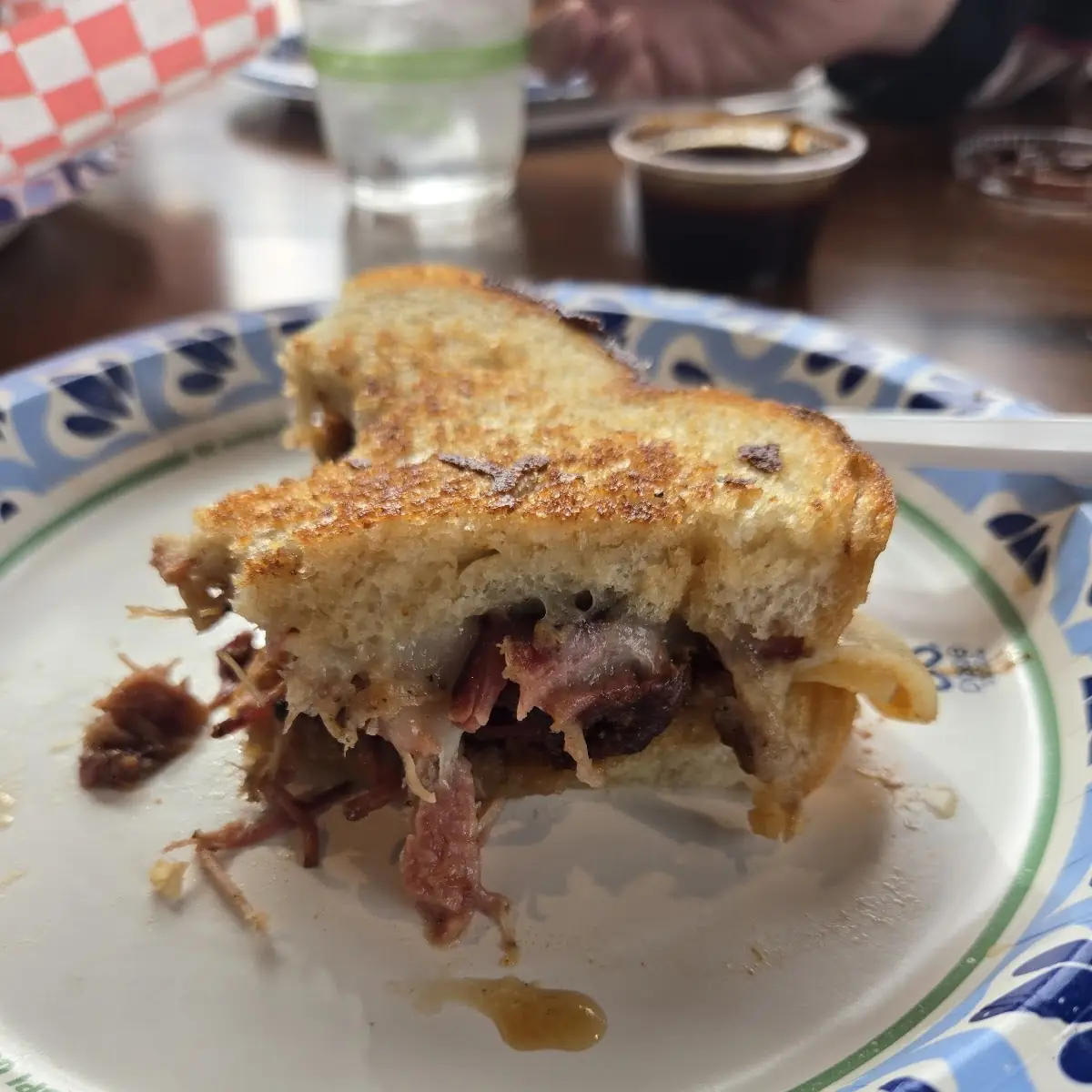 BBQ Pulled Pork Grilled Cheese