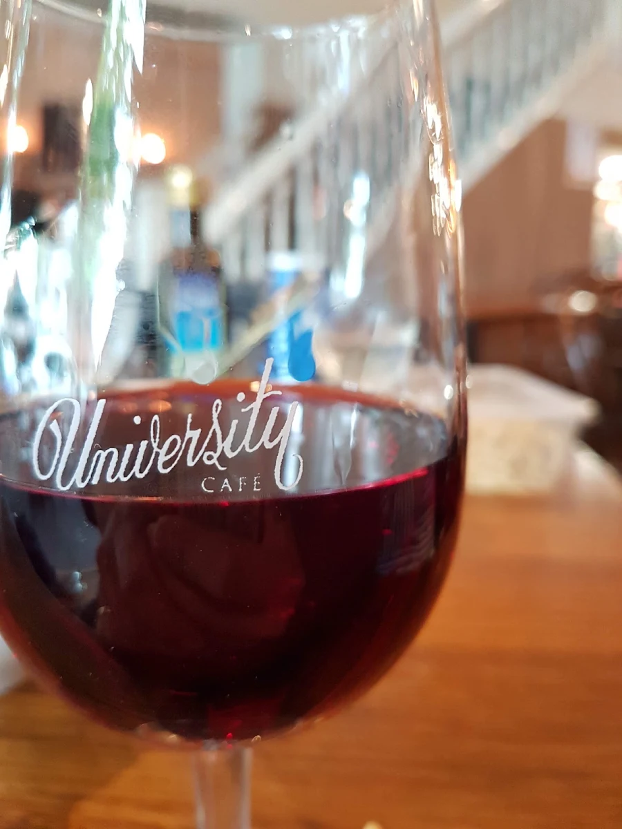 Glass of Red, University Cafe