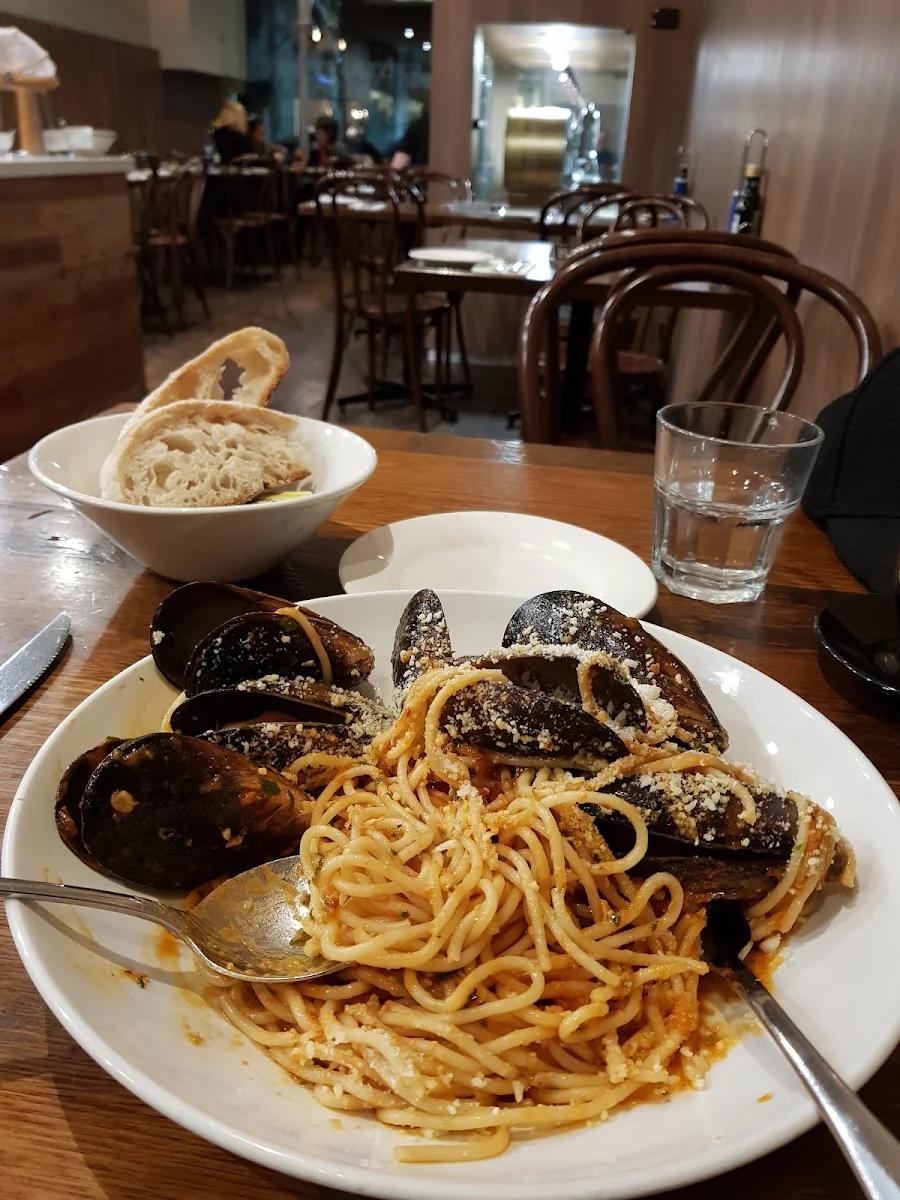 Mussels Marinara, University Cafe