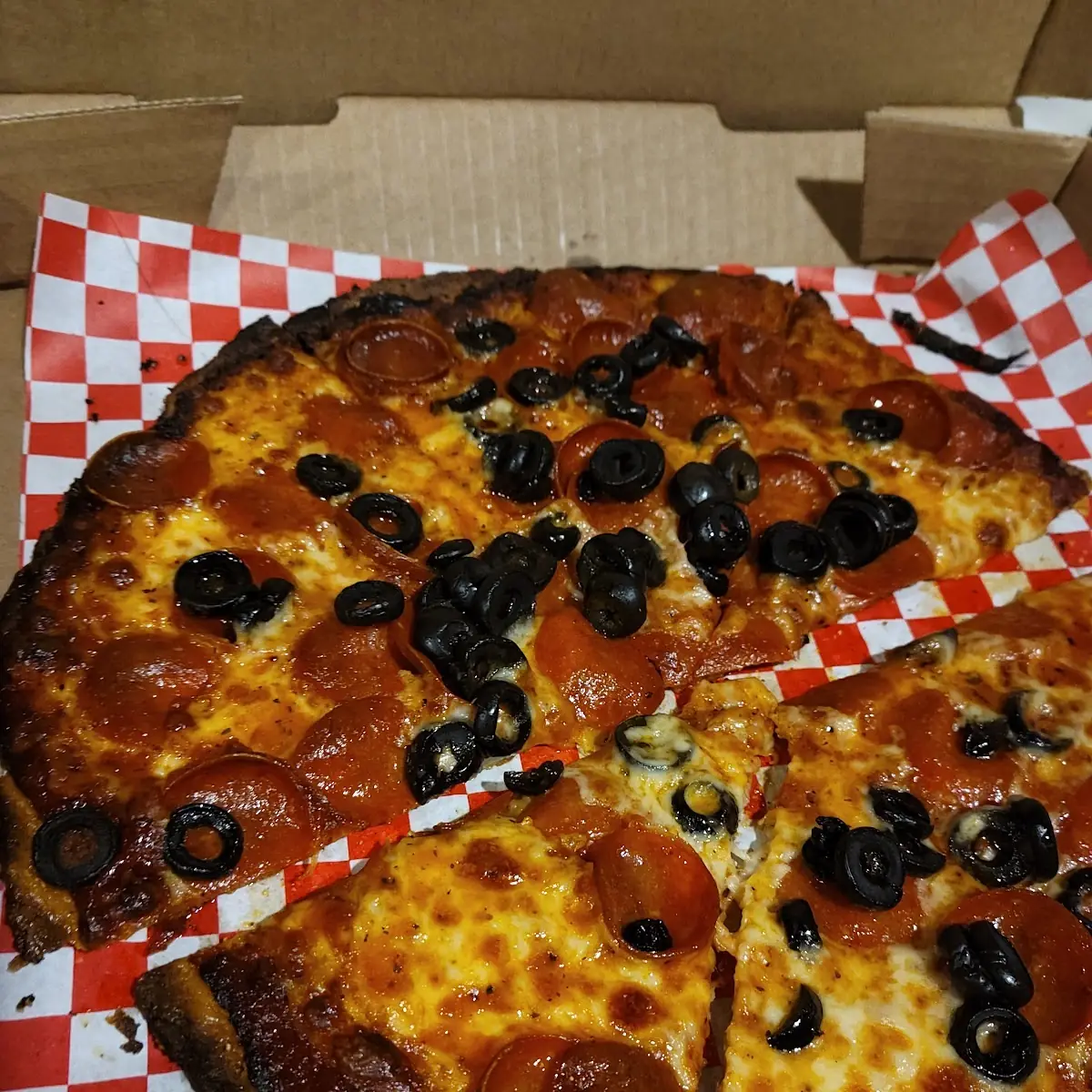 2 Topping Pizza Burnt