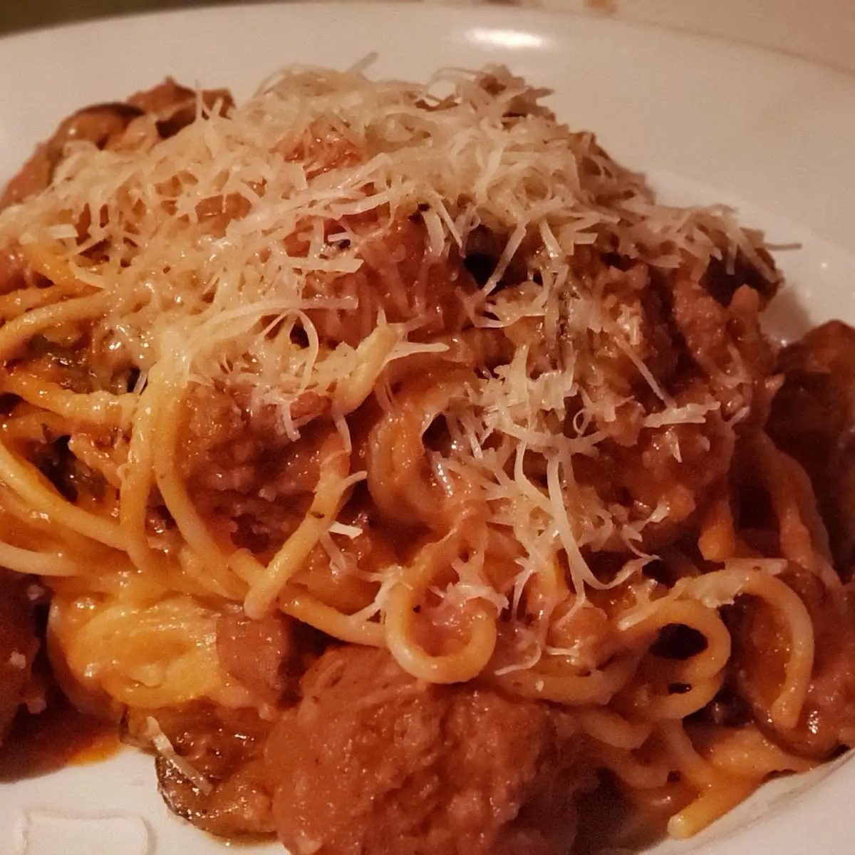 Angus Meat Balls with Spaghetti