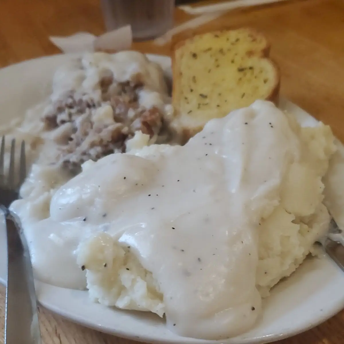 Chicken Fried Steak Sandwich with Mashed Potatoes