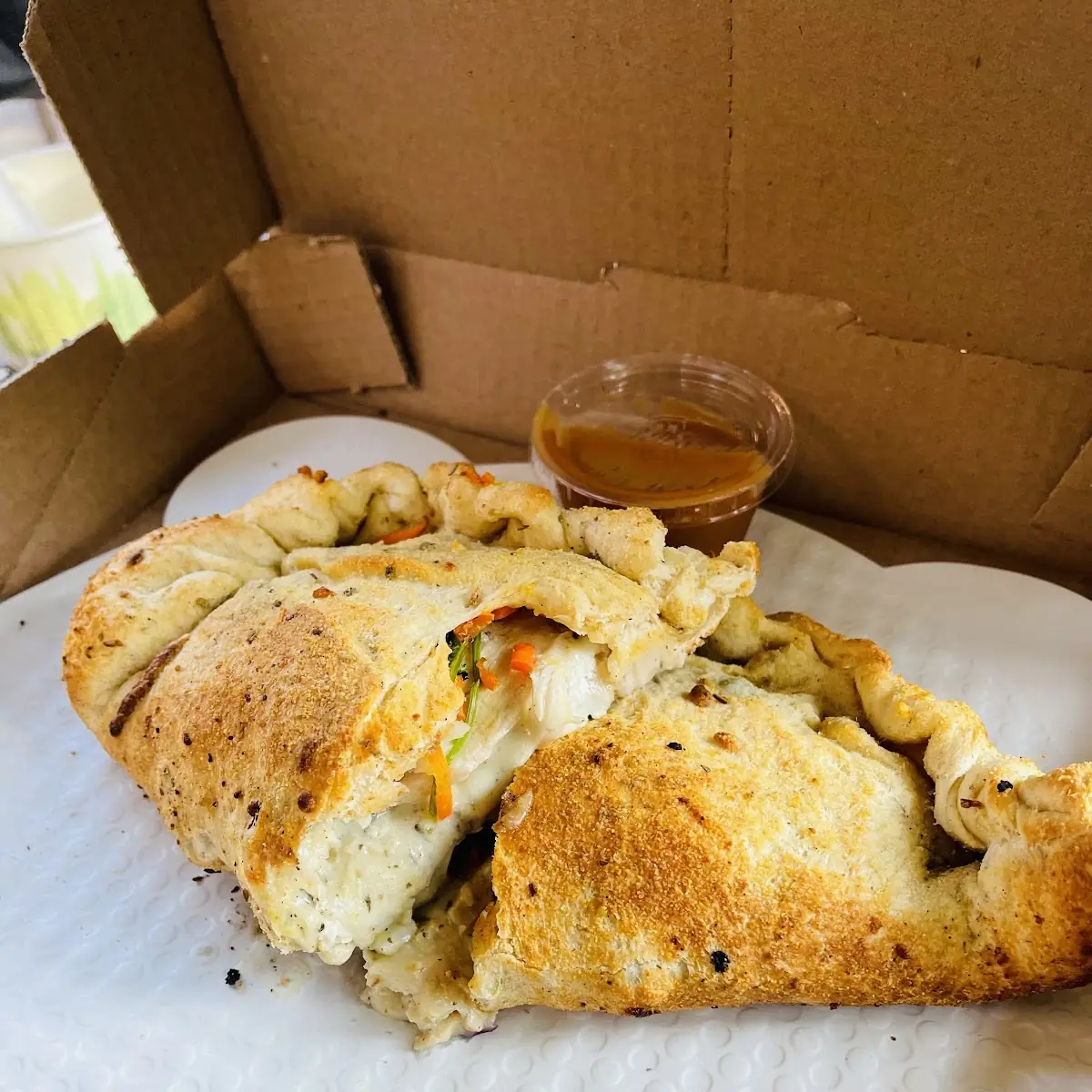 Thai Chicken Calzone