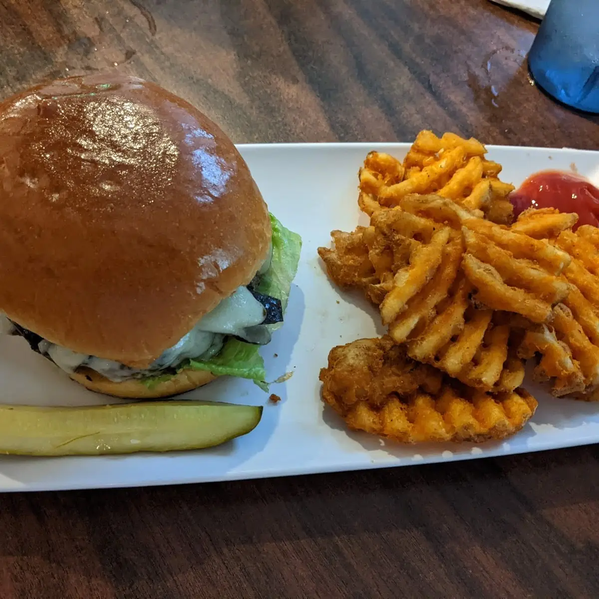 Swiss Cheese Burger