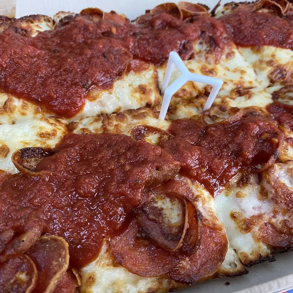 Detroit Double Pepperoni Pizza