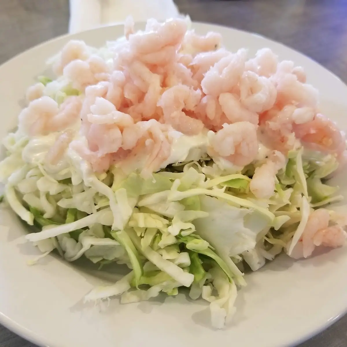 MO's Original Cabbage Salad with Shrimp