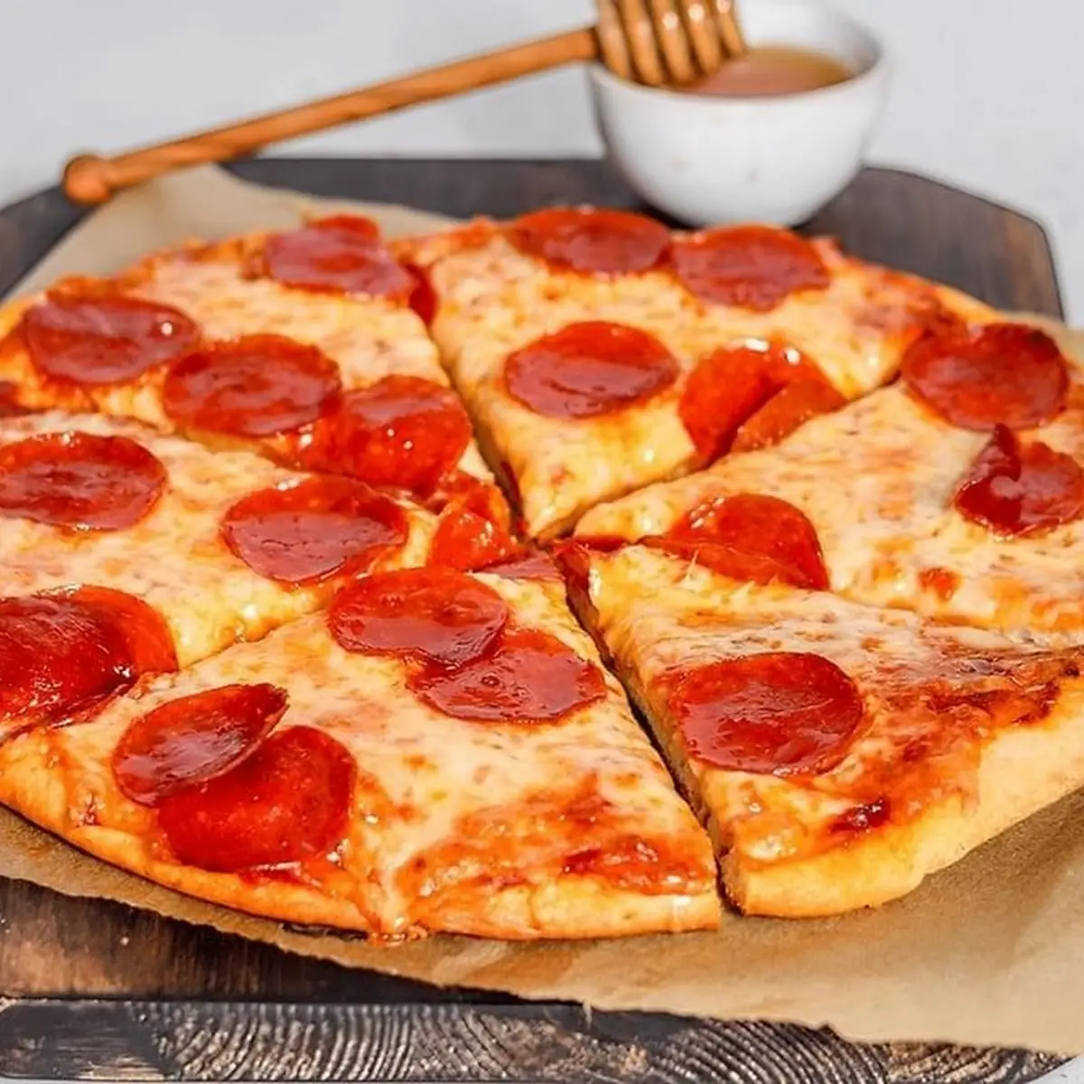 Mikes Hot Honey Pepperoni Pizza