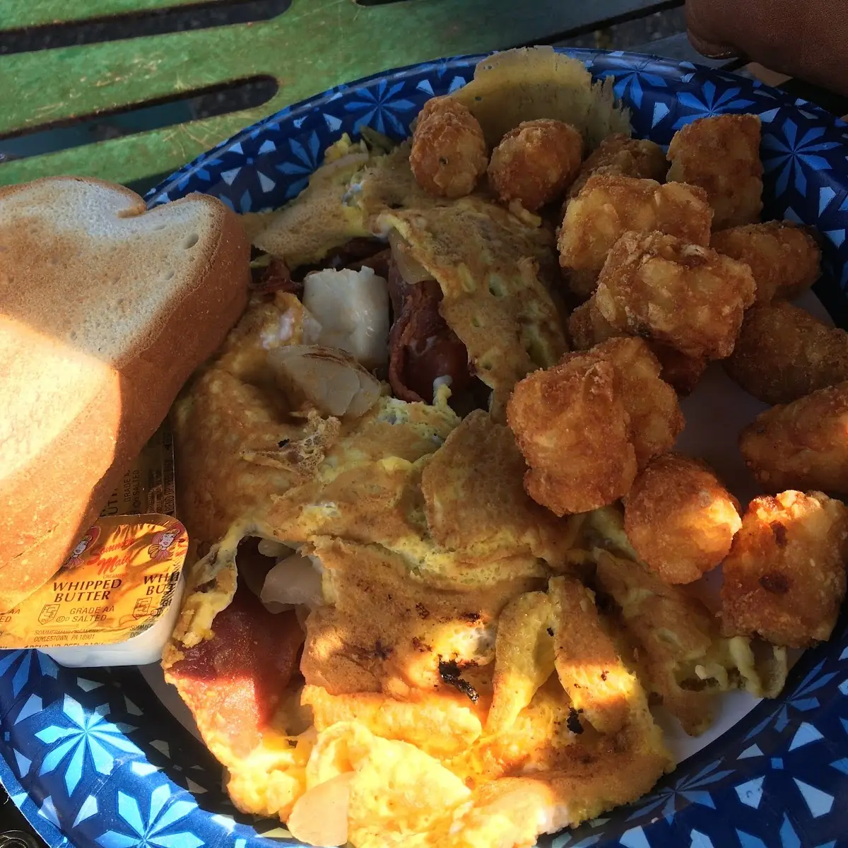 Hash Browns and Toast