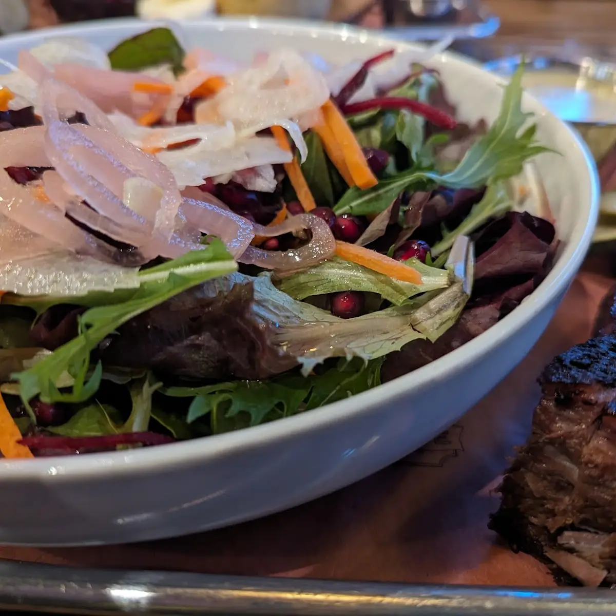 Seasonal Salad with Beef Brisket