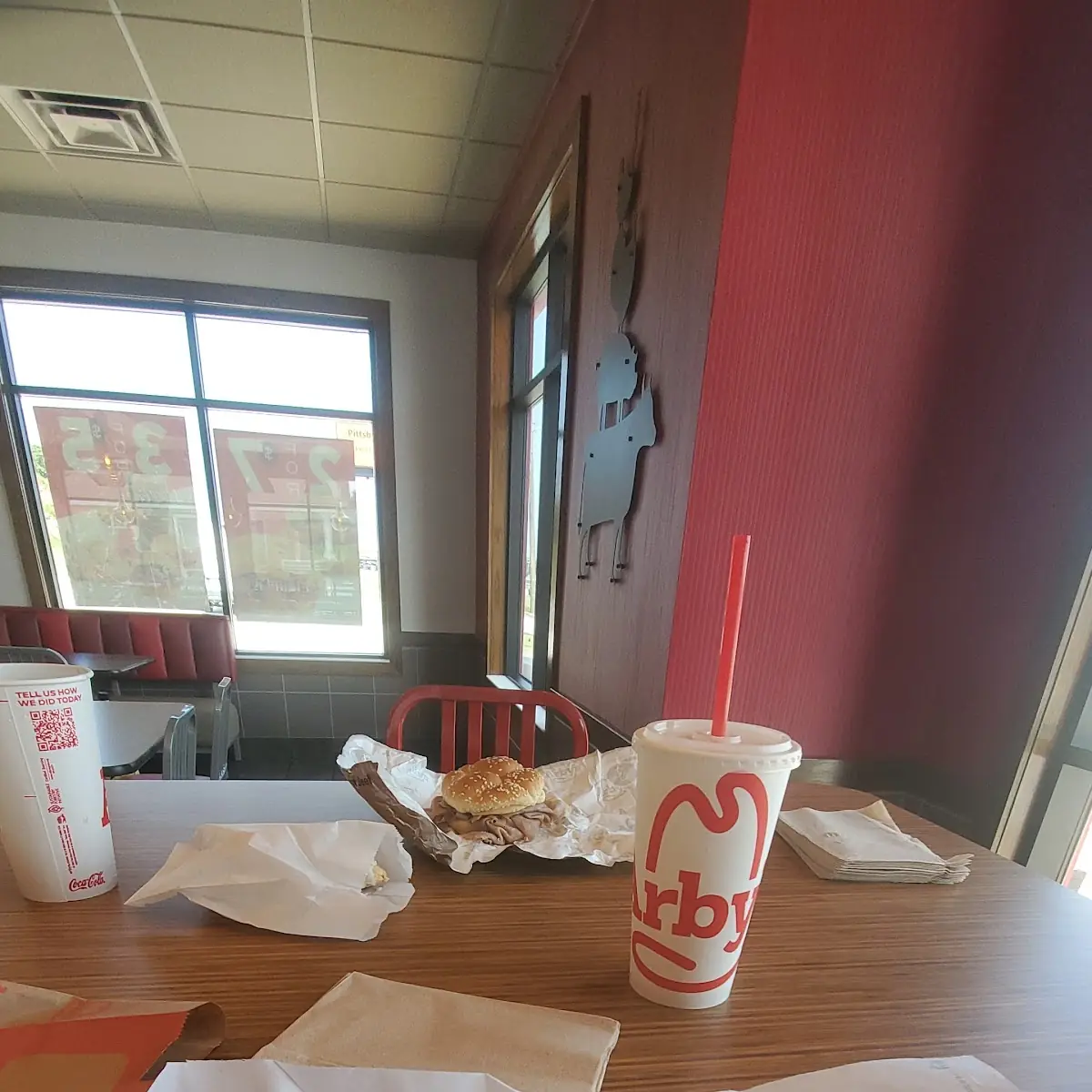 Turkey Bacon Ranch Wrap and Regular Roast Beef