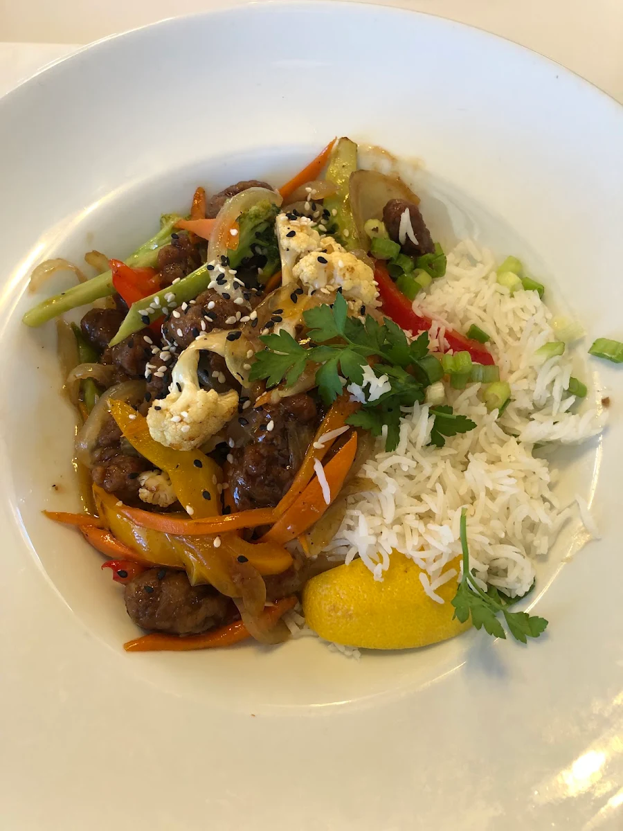Asian Ginger Beef Bowl, The Hot Grill