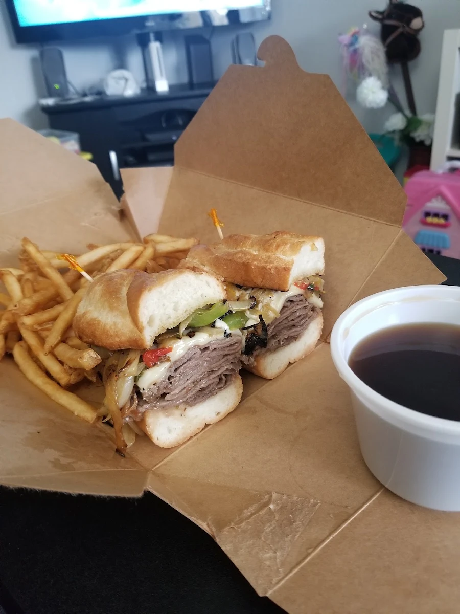 Prime Riib Beef Dip so Delisious, The Hot Grill