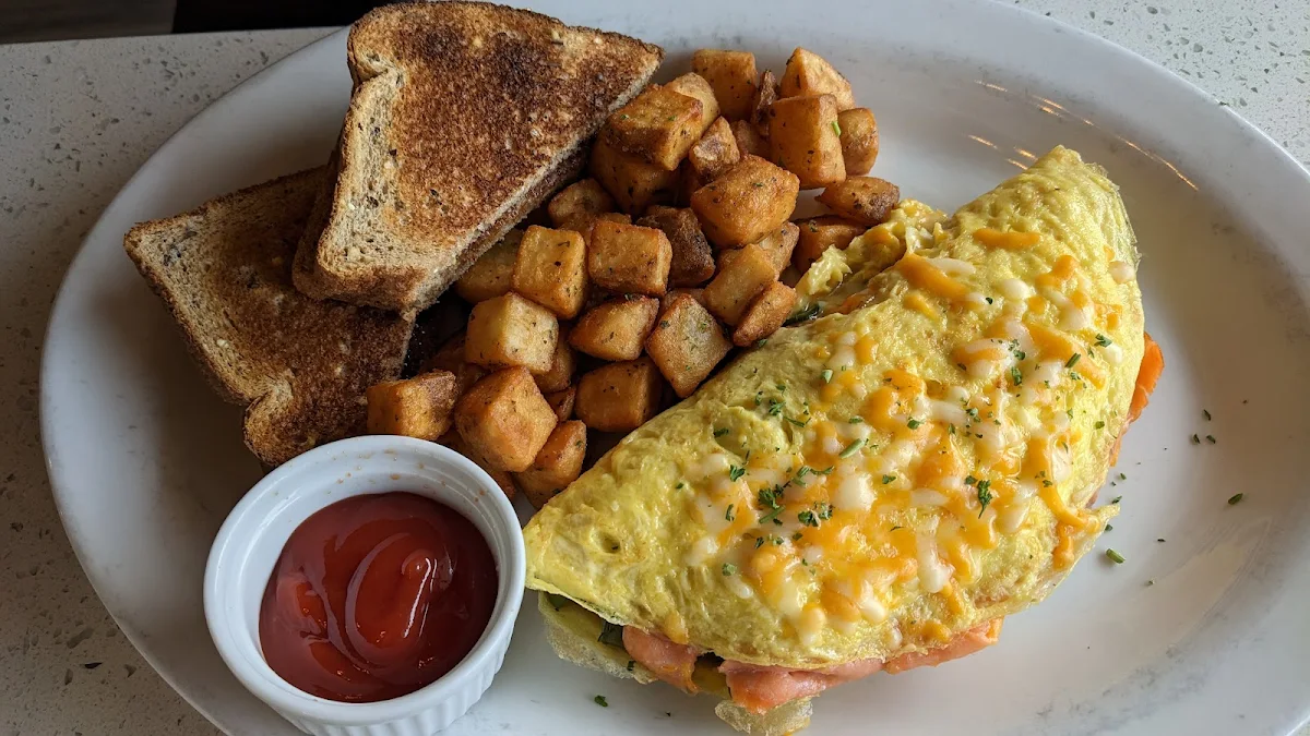Veggie Omlette, The Hot Grill