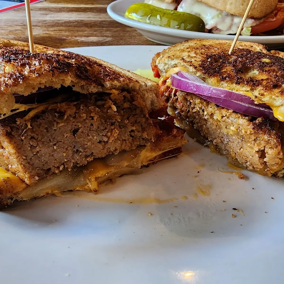 Meatloaf Patty Melt