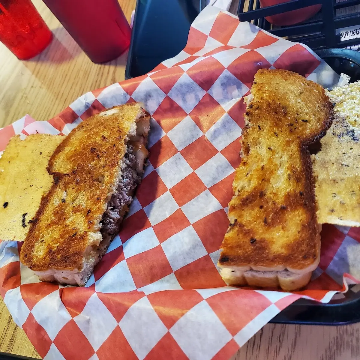 Flyer Famous Winged Patty Melt