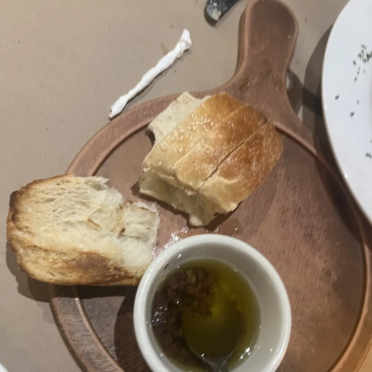 Itaian Bread & Dipping Olive Oil