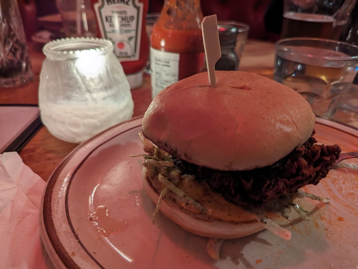 Fried Chicken Sandwich, Skyline Restaurant