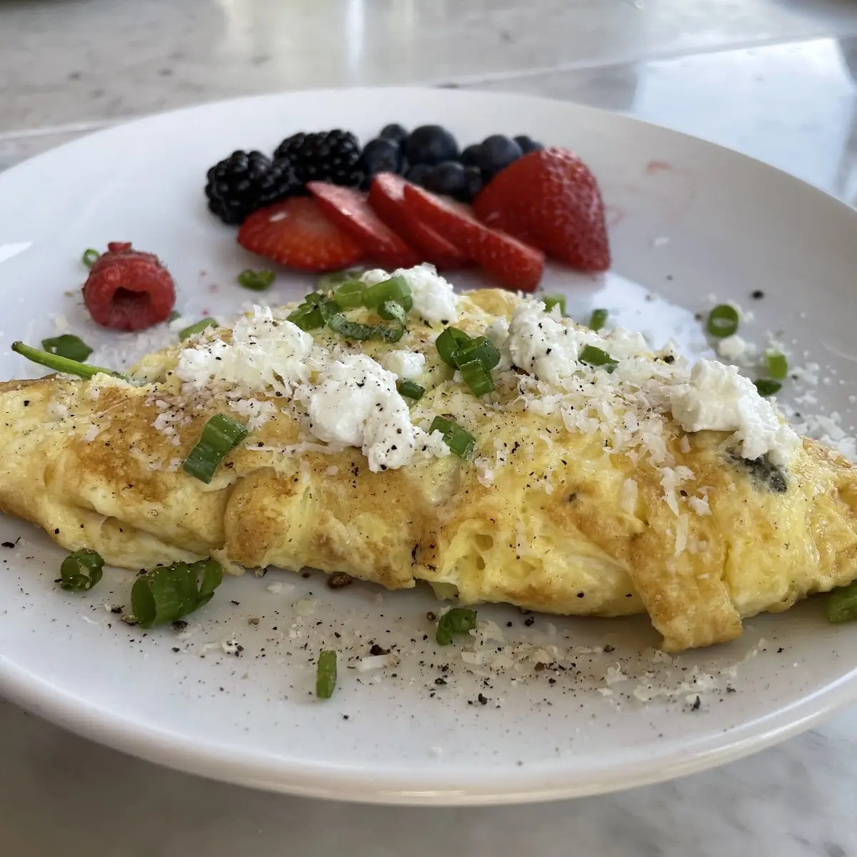 Spinach Omelette
