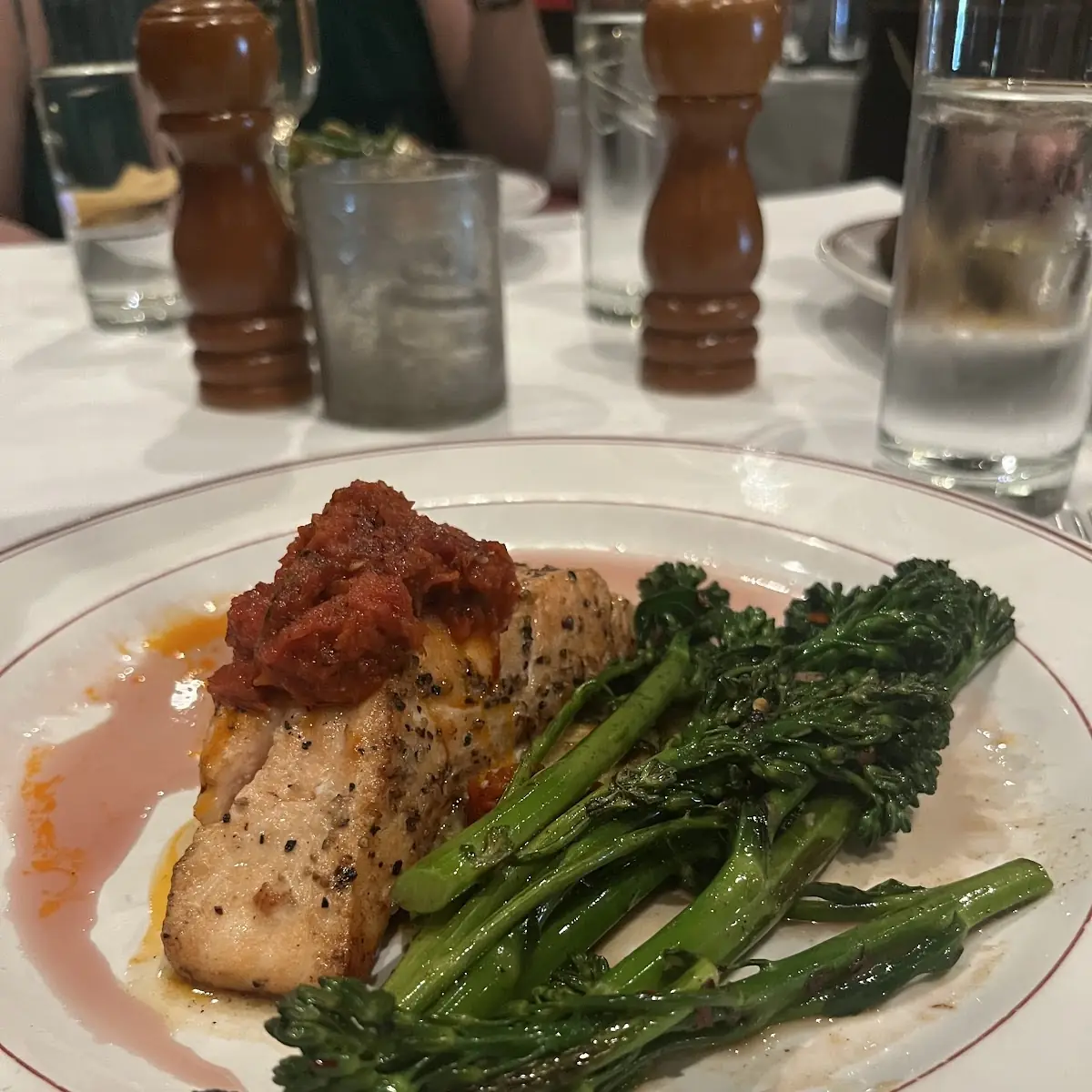 Grilled Salmon with Summer Squash