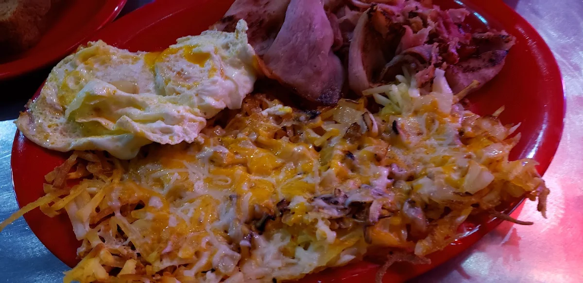 Ham Eggs Hash Browns& Toast