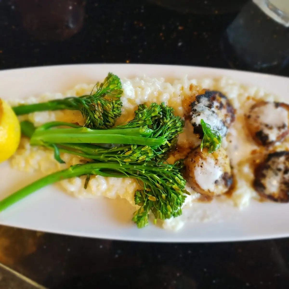 Blackened Sea Scallops