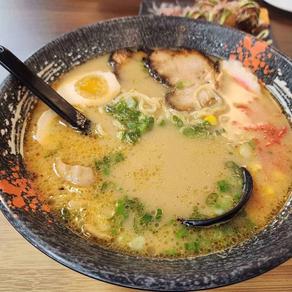 Roasted Black Garlic Tonkotsu