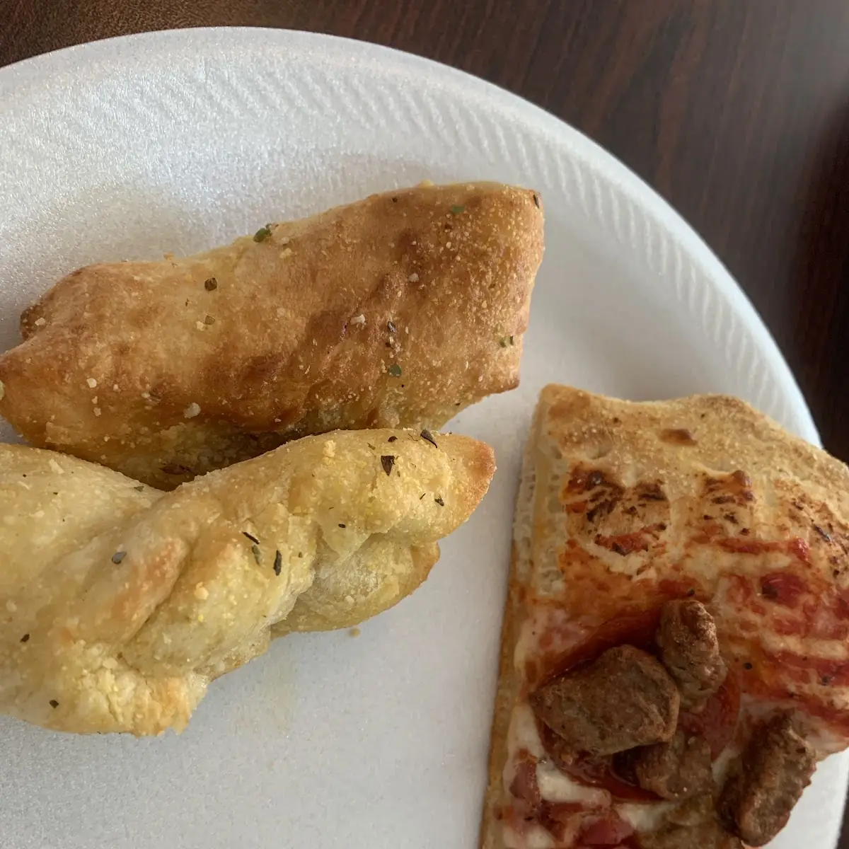 Meat Lovers Pizza and Garlic Knots
