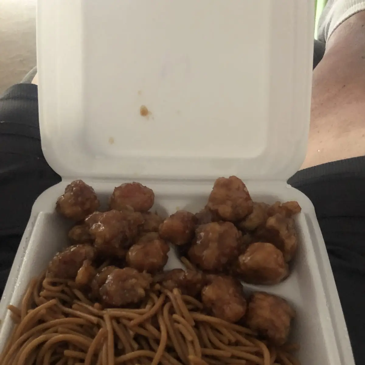 Orange Chicken and Noodles