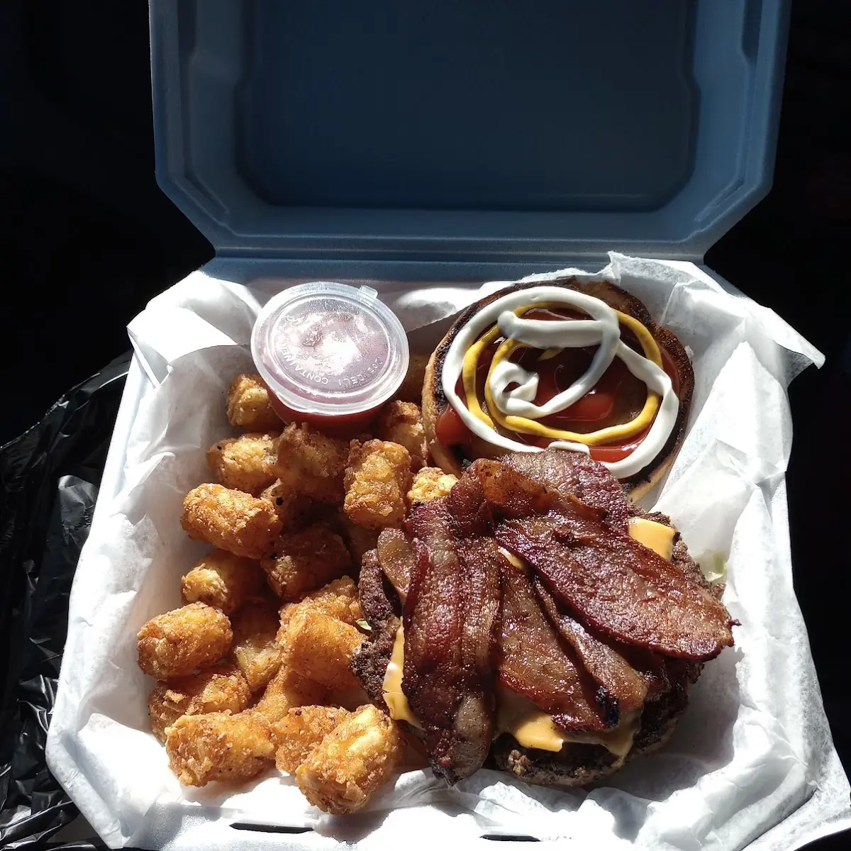 Bacon Cheeseburger with Tots