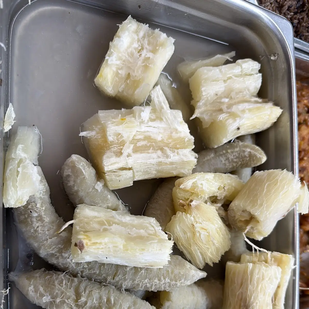 Yuca Hervida Orden Boiled Cassava Order