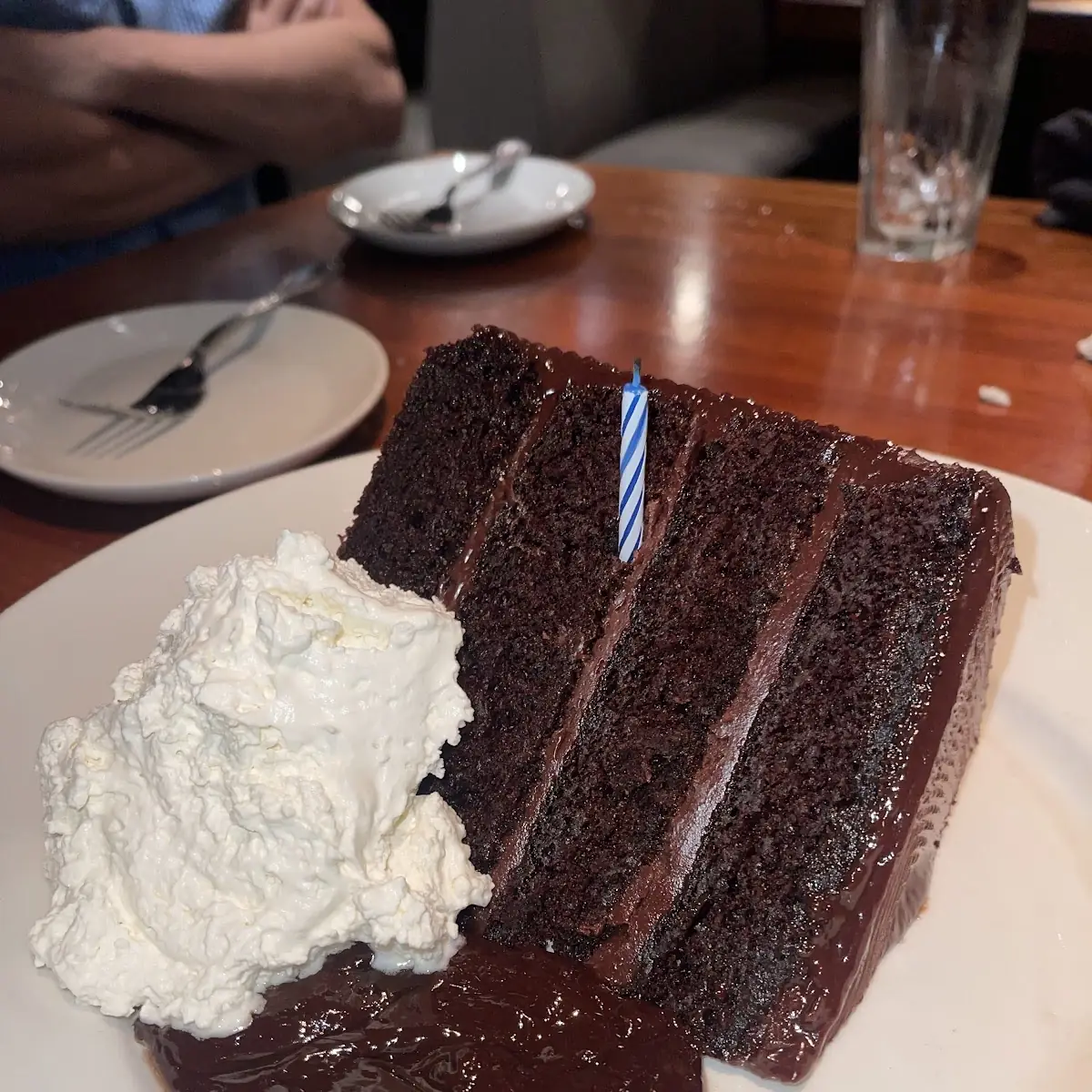 Chocolate Cake with Ice Cream