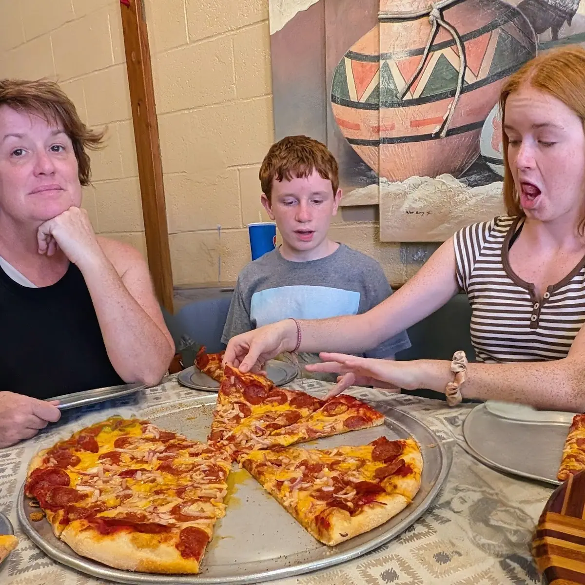 Pepperoni and Onion Pizza