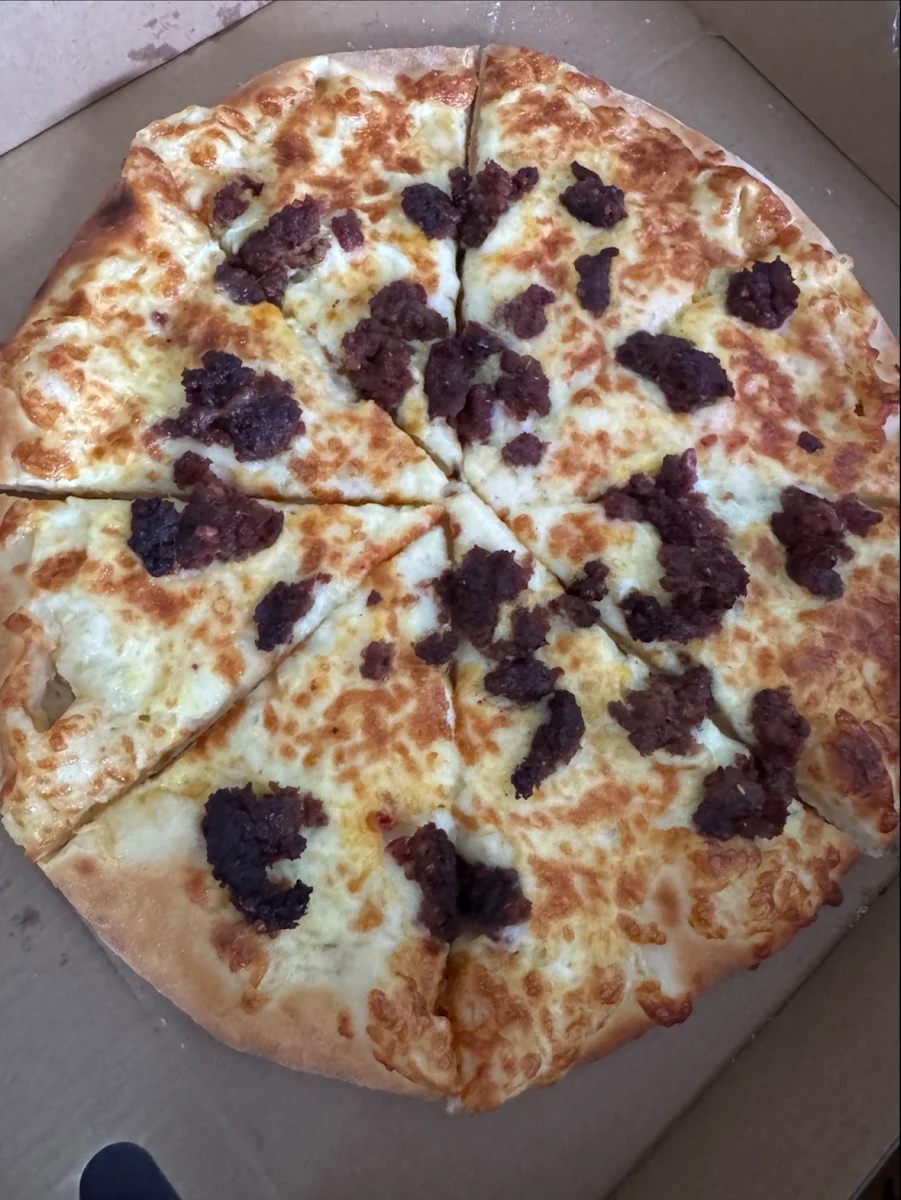 Mushroom and Scrambled Eggs, Soul Mill Woodfired Pizza