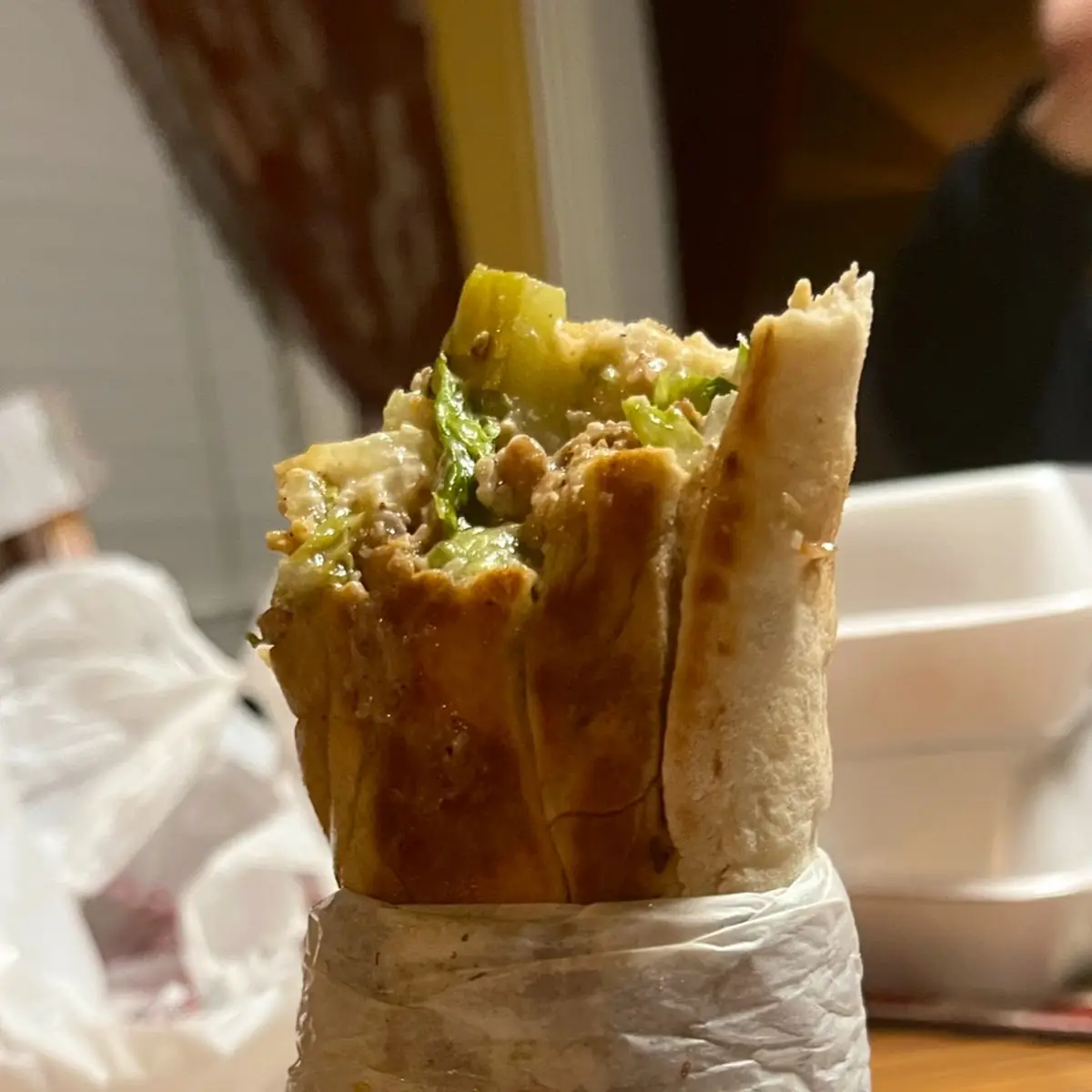 Chicken Kebab Wrap Meal