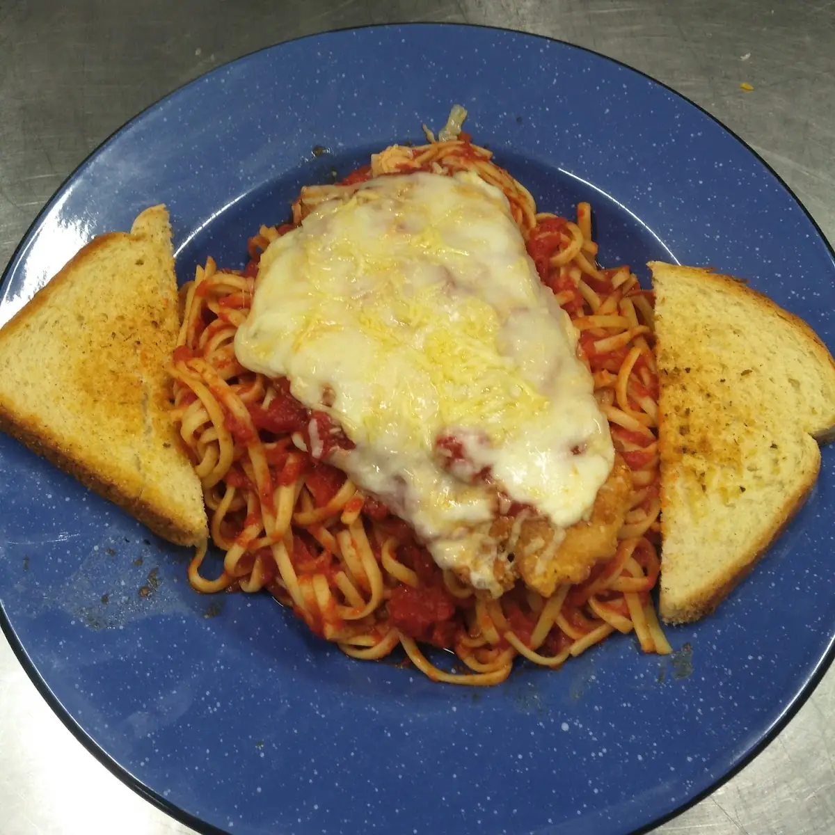 Pasta Night Chicken Parmesan