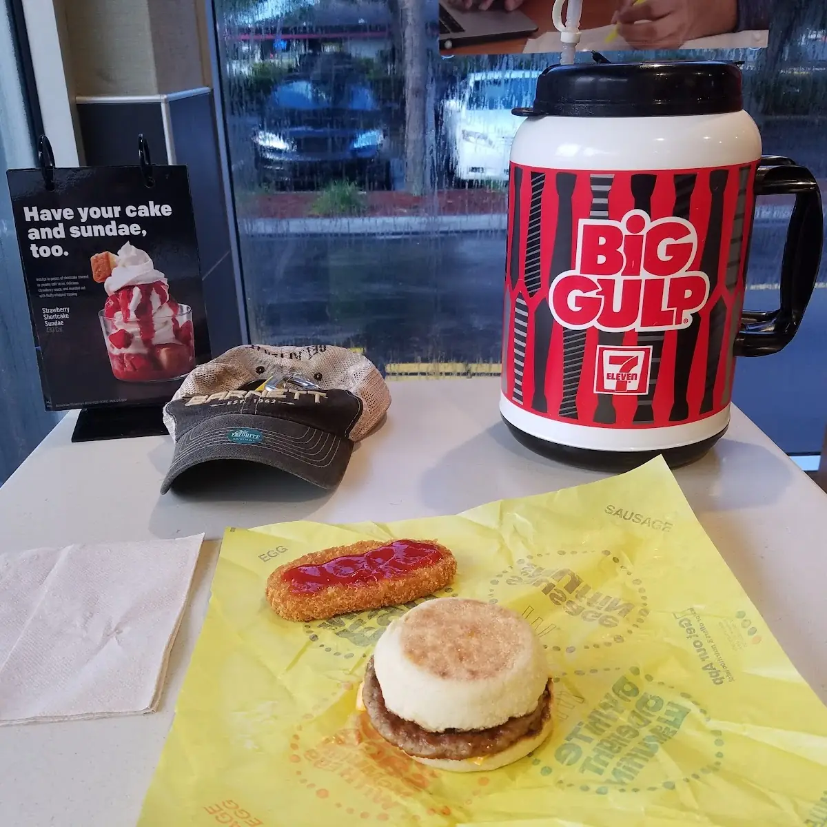 Sausage Mcmuffin & Hash Browns