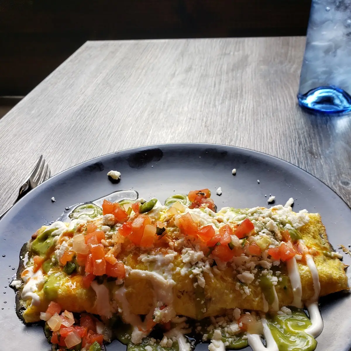 Chile Verde Omelette
