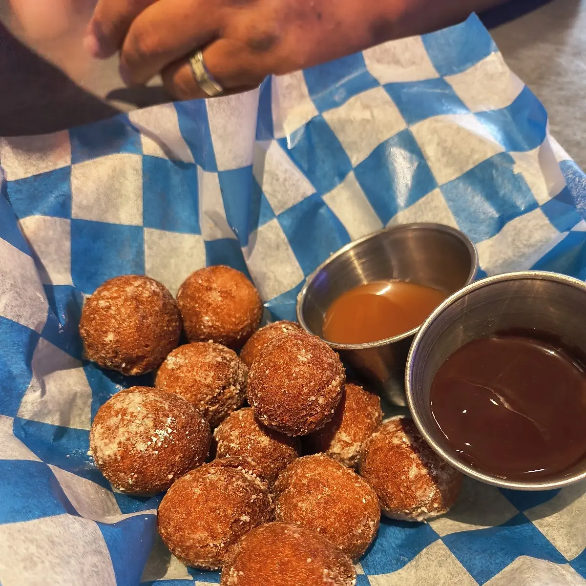 Caramel and Chocolate Dipping Sauce