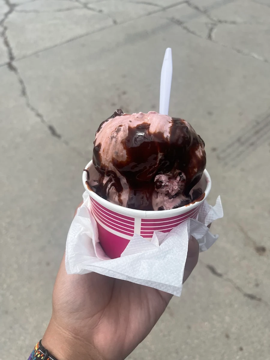 Black Cherry with Hot Fudge