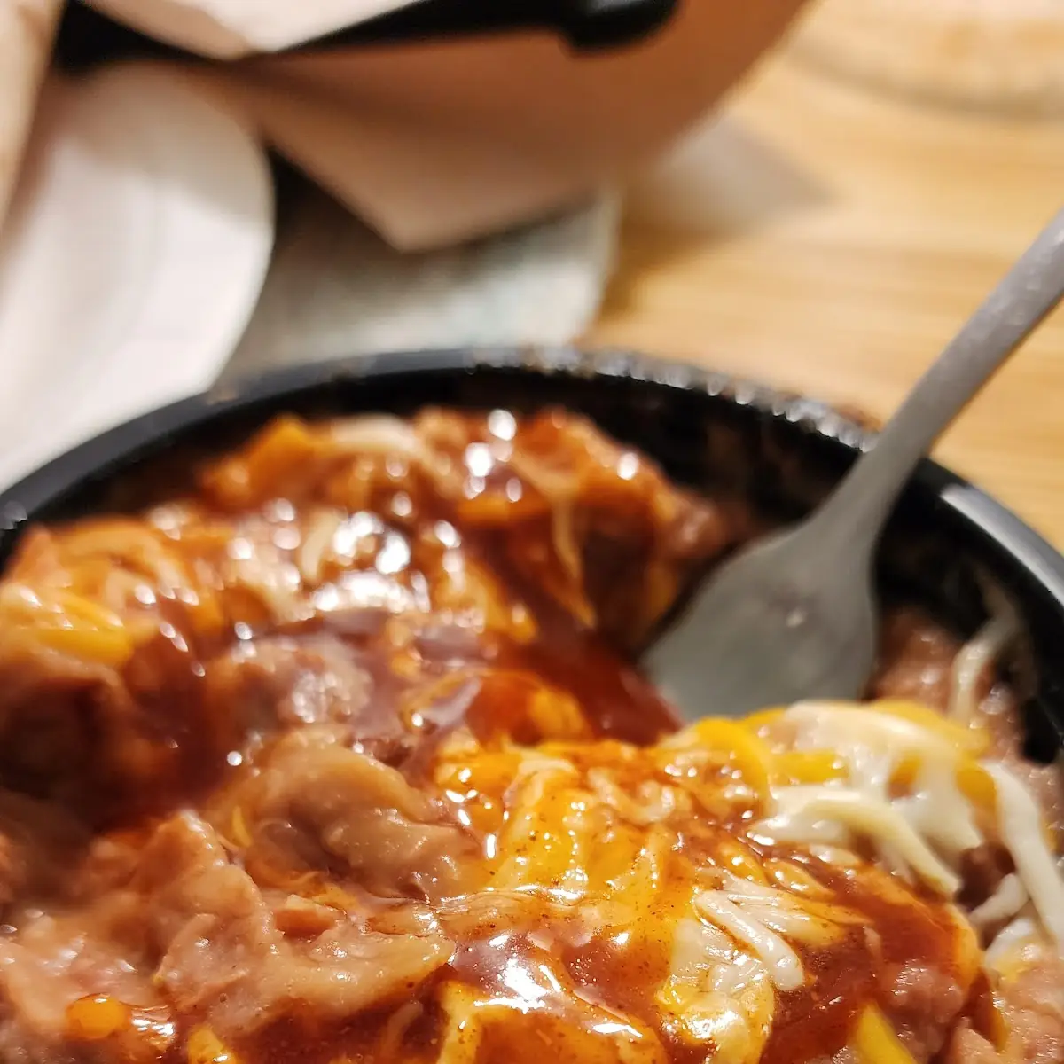 Refried Beans with Cheese