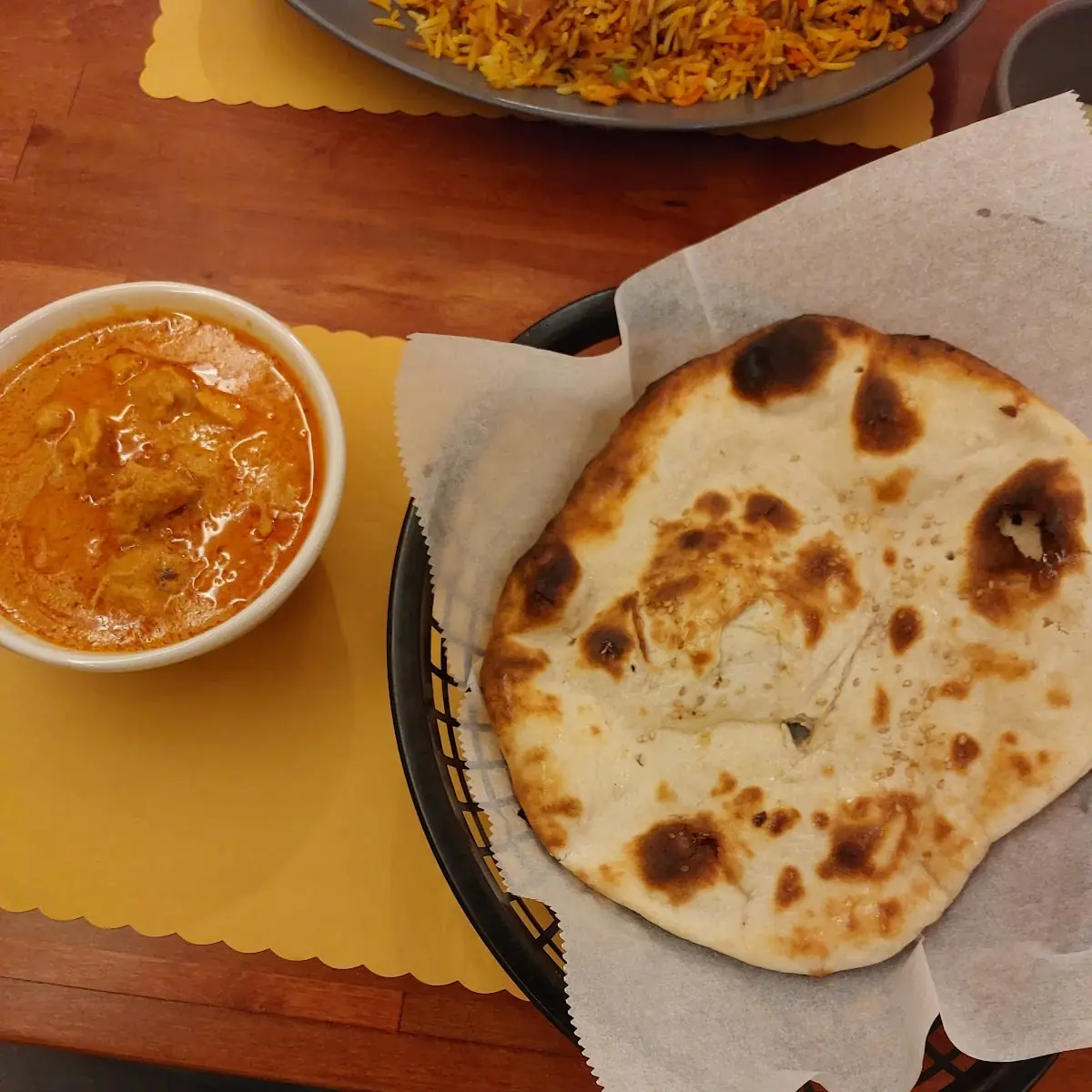 Butter Chicken and Naan