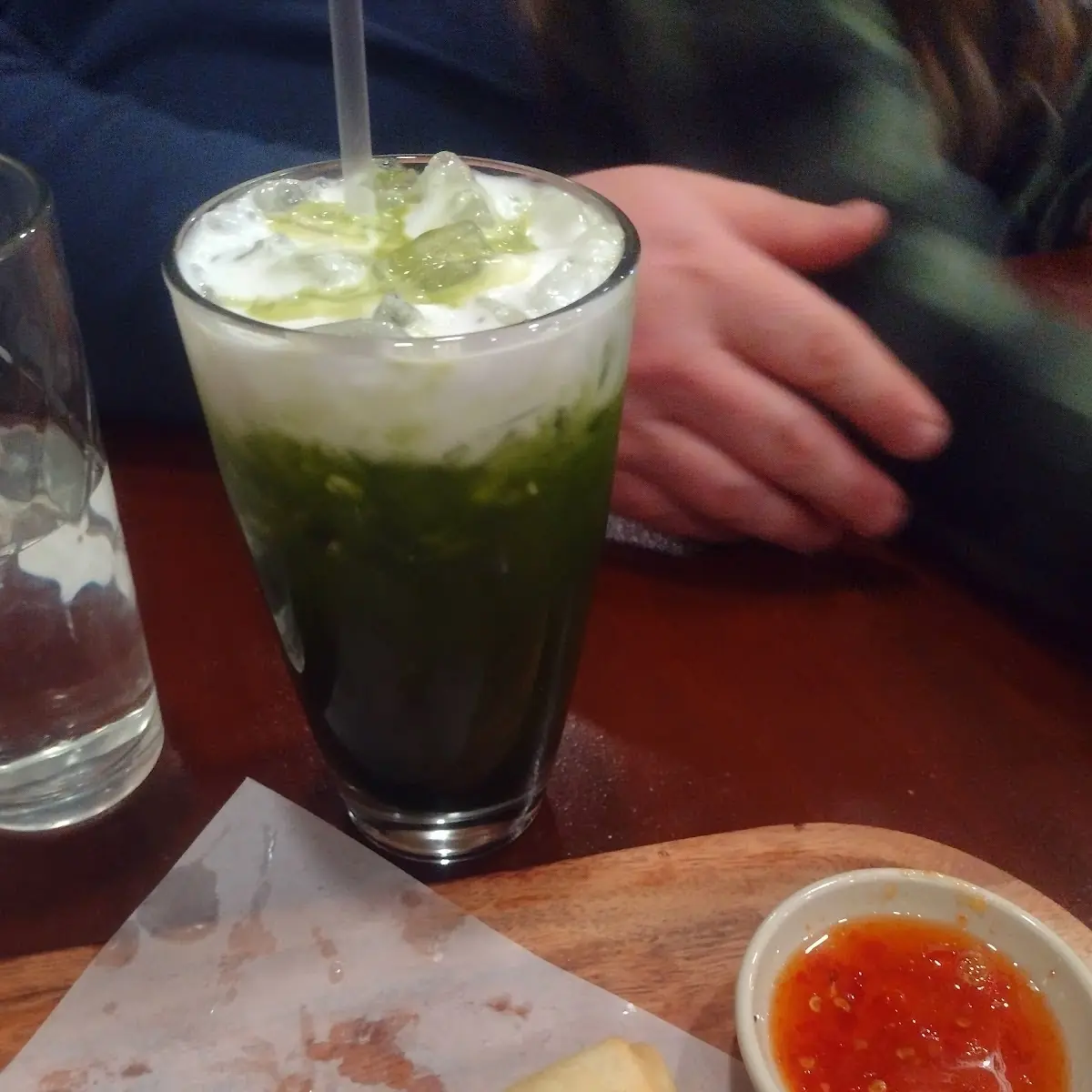 Thai Tea and Spring Rolls