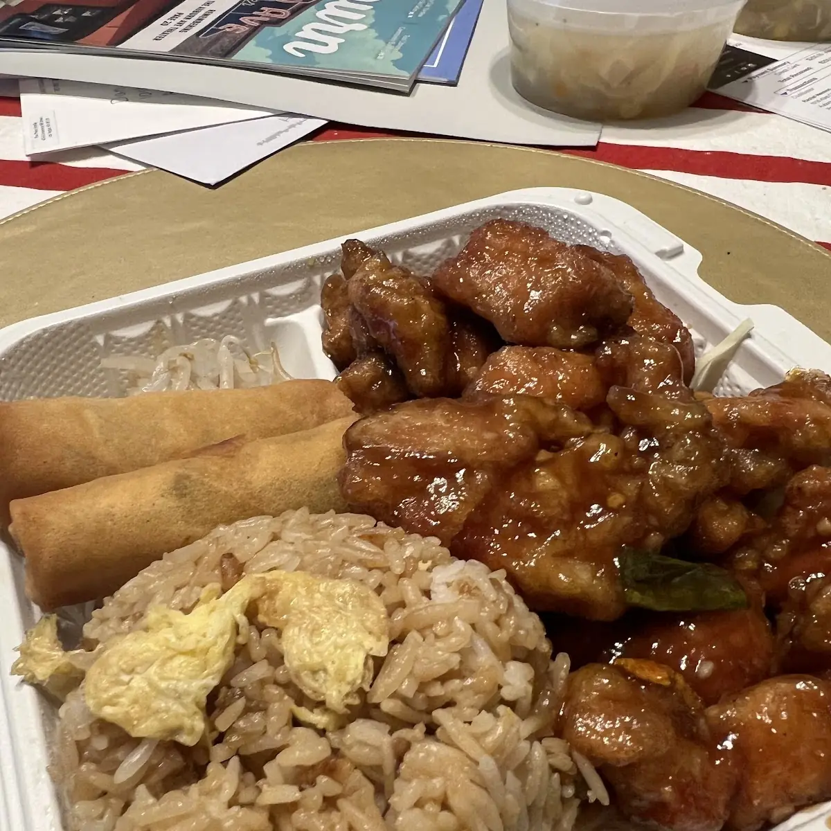 Orange Chicken Lunch Combo