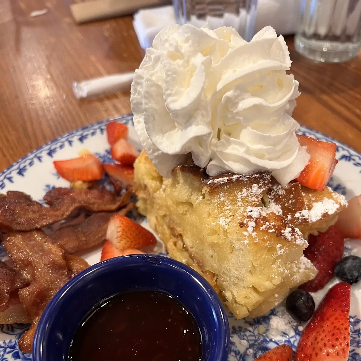 Strawberry Cheesecake Pancakes