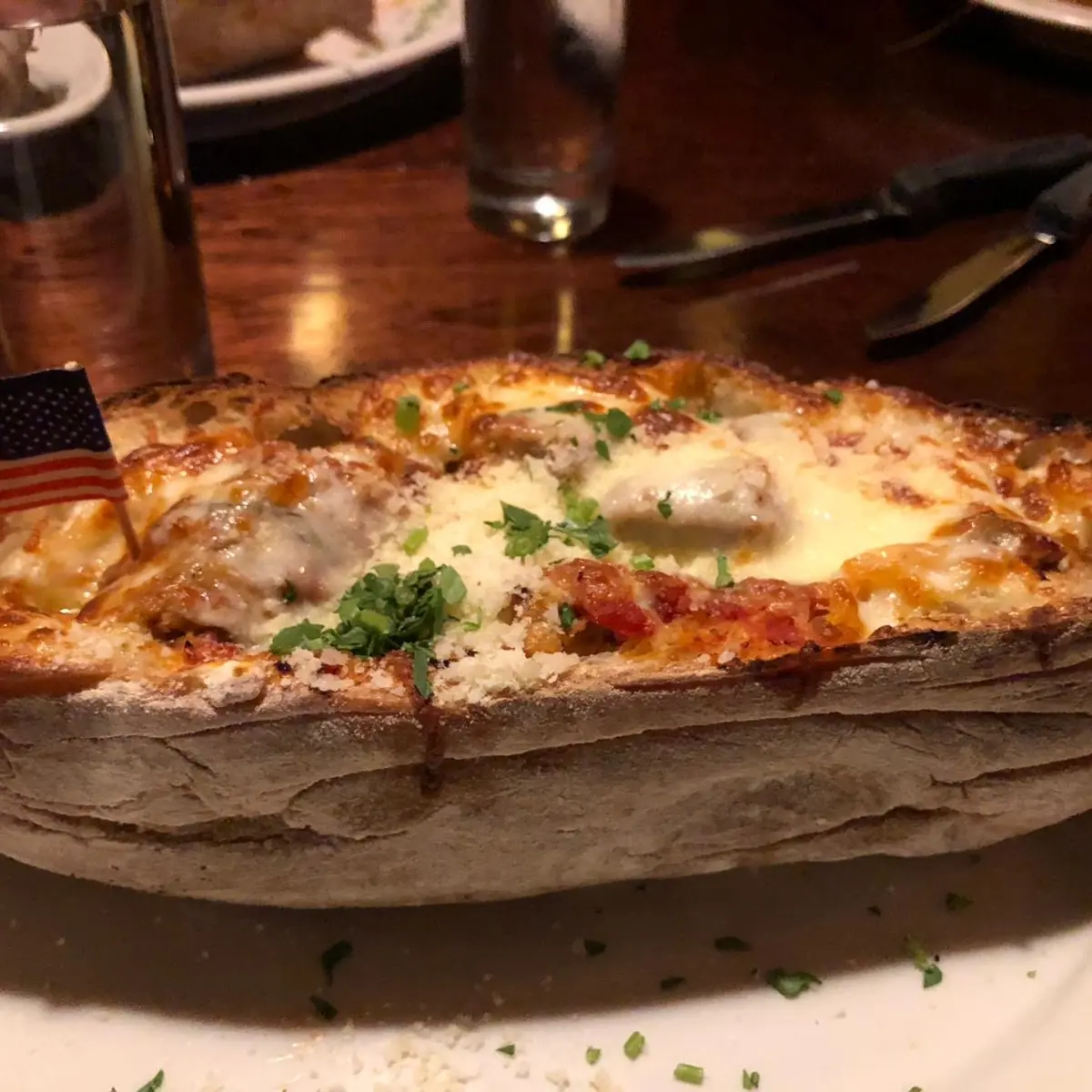 Meatball Parmigiana Sub